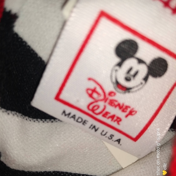 VINTAGE 1980s Disney Wear Baby Mickey Mouse Comfy Costume with Plush Hands - Picture 3 of 8